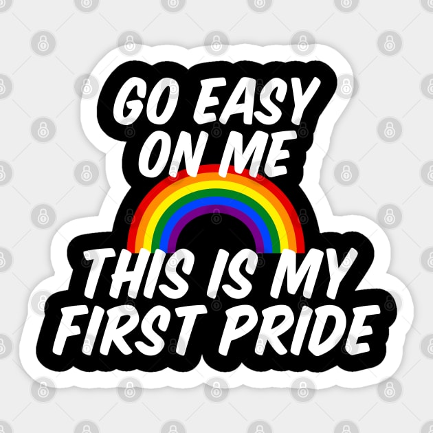 Fun Gay Pride 2019 Shirt Funny for LGBT Events T-Shirt Sticker by youokpun